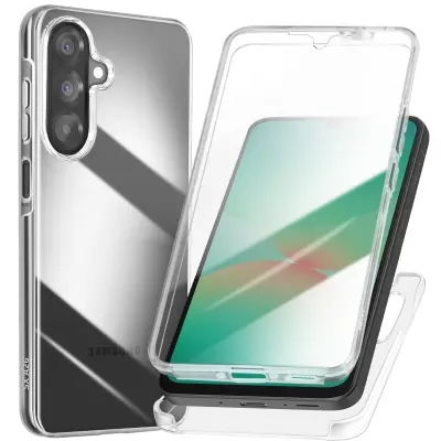 Potpuna maska za Samsung A56 osjetljiva na dodir s podignutim rubom kamere