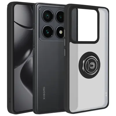 Maska za Xiaomi 14T Pro s metalnim prstenom za video postolje