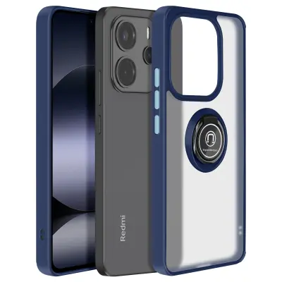 Maska za Xiaomi Note 14 4G s metalnim prstenom za podršku za video