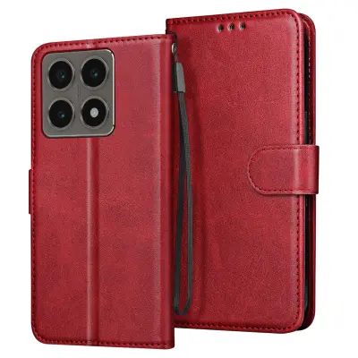 Torbica za Xiaomi 14T Pro preklopna novčanik i stabilan video stalak