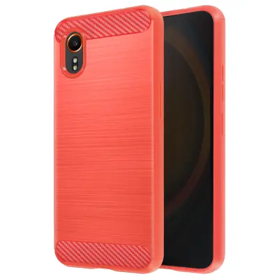 Maska za Samsung Galaxy Xcover 7 mekana s efektom karbona i brušenog metala