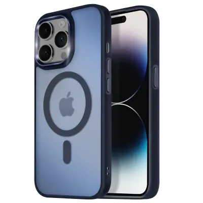 MagSafe maska za iPhone 14 Pro Max mat mliječna poleđina rub