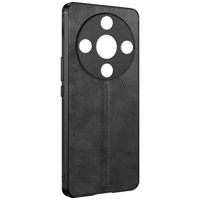 Maska za Honor Magic 6 Lite 5G, dvostruki materijal, izgled kože (Cowhide Cover)