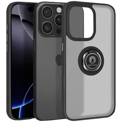 Maska za iPhone 16 Pro Max metalni prsten za video postolje