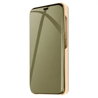 Torbica za Samsung Galaxy S24 preklopna efekt ogledala stalak