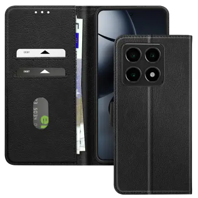 Torbica za Xiaomi 14T preklopna novčanik i video stalak