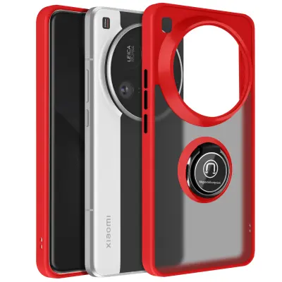 Maska za Xiaomi 15 Ultra Magnetska prstenasta prozirna stražnja strana