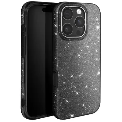 Futrola s šljokicama za iPhone 16 Pro antishock sjajna