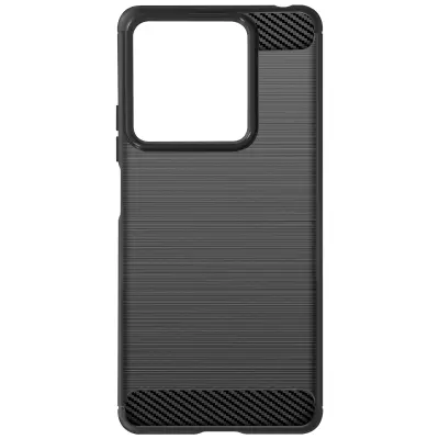 Maska za Xiaomi Redmi 13C fleksibilna s efektom karbona i brušenog metala