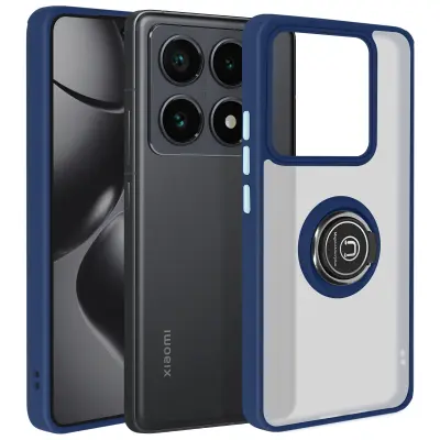 Maska za Xiaomi 14T Pro s metalnim prstenom za video postolje