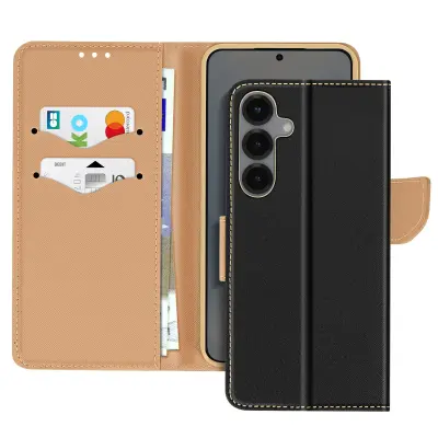 Torbica za Samsung Galaxy S25 Plus novčanik Saffiano Fancy koža