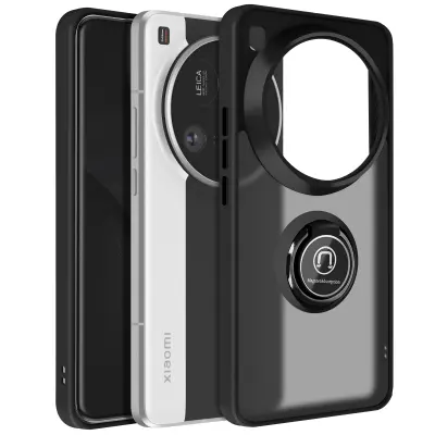 Maska za Xiaomi 15 Ultra Magnetska prstenasta prozirna stražnja strana