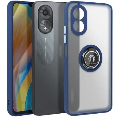 Maska za Oppo A38 metalni prsten za video postolje