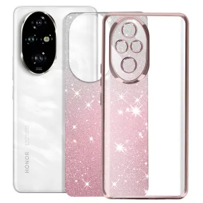 Maska za Honor 200 Pro šljokičasti gradijent zaštićena kamera