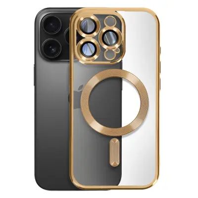 MagSafe maska za iPhone 16 Pro silikonska kromirani rub
