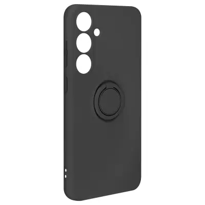 Maska za Samsung Galaxy S24 Plus s prstenom, fleksibilni silikon
