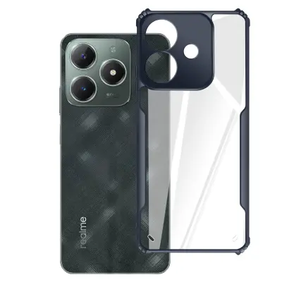 Maska za Realme C61 Silikonska otporna na udarce s pokrivenim blokom kamere