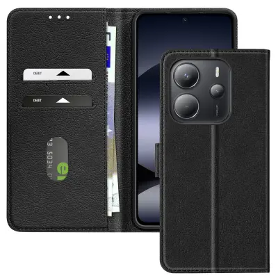 Torbica za Xiaomi Redmi Note 14 4G preklopna novčanik i video stalak