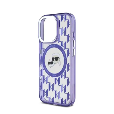 Maska za iPhone 16 Pro kompatibilna s MagSafe serija IML Monogram K and CH Heads