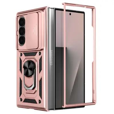 Maska za Samsung Galaxy Z Fold 7 s prstenom postoljem i poklopcem kamere