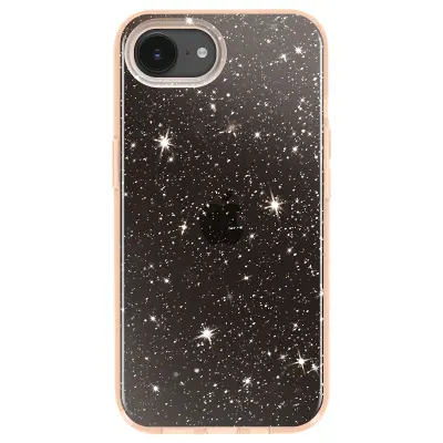 Maska sa šljokicama za iPhone 16e Hibridni glamurozni dizajn