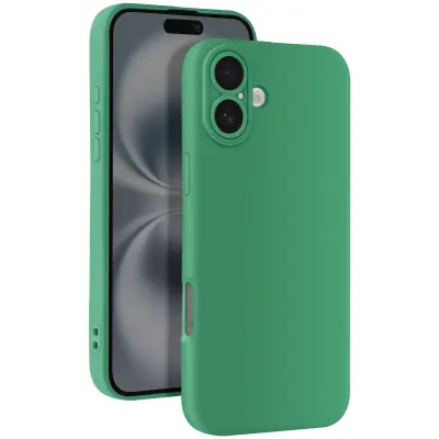 Maska za iPhone 16 glatki silikon zaštićen blok kamere