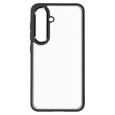 Maska za Samsung S24 i S25 kruta poleđina, mekani okvir, tamni dizajn