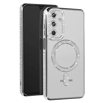 Dijamantna maska za Samsung Galaxy A16 MagSafe rub s cirkonima