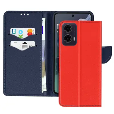 Torbica za Motorola Moto G35 novčanik Saffiano Fancy koža