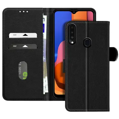 Torbica za Samsung Galaxy A20s preklopna novčanik i video stalak
