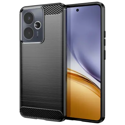 Maska za Realme 14T silikon dizajn brušenog karbona