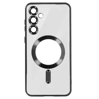 MagSafe maska za Samsung S23 FE silikonska kromirani rub