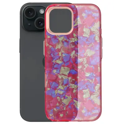Maska za iPhone 15 otporna na udarce mekana Tutti Frutti