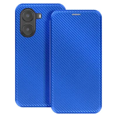 Etui od karbona za Xiaomi Poco X7 Pro s podrškom za video i mjestom za kartice.