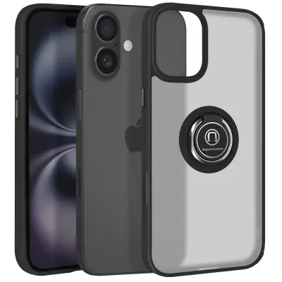 Maska za iPhone 16 Plus metalni prsten za video postolje
