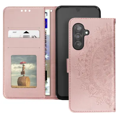 Torbica Mandala Cvijeće za Samsung Galaxy A26 novčanik uzica za ruku