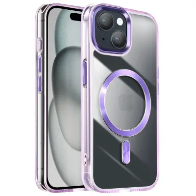 MagSafe maska za iPhone 15 Crystal Color poleđina
