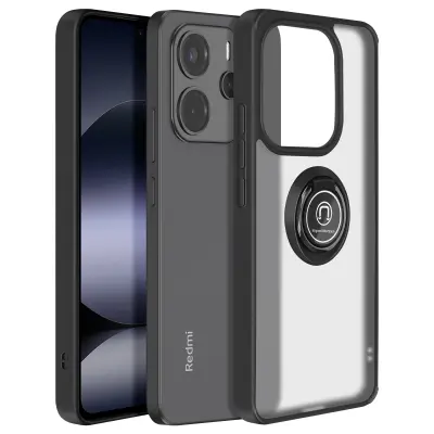 Maska za Xiaomi Note 14 4G s metalnim prstenom za podršku za video