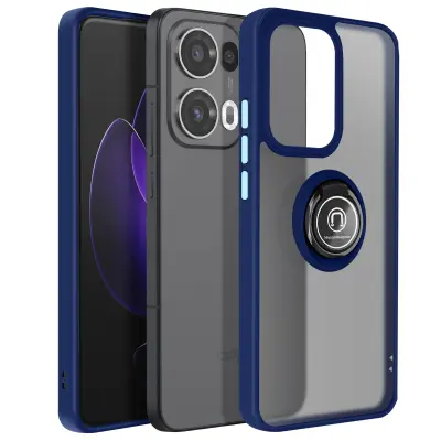 Maska za Oppo Reno 13 Pro Magnetska prstenasta prozirna stražnja strana