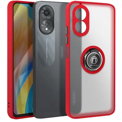Maska za Oppo A38 metalni prsten za video postolje