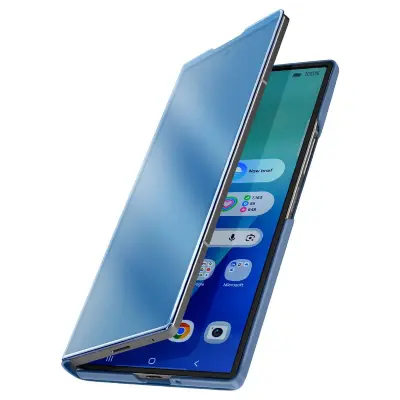 Zaštitni futrola za Galaxy Z Fold 7 Clear View sa stalakom za video