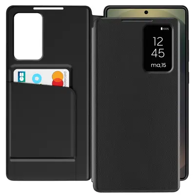Preklopna maska s prozorom za Samsung Galaxy S25 Ultra s pretincem za karticu