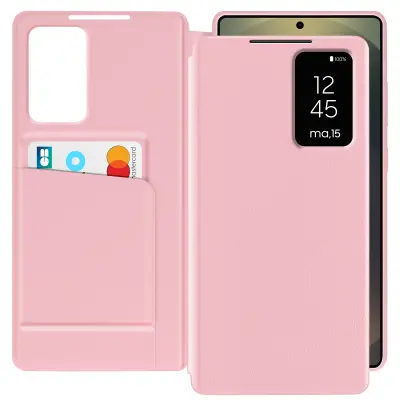 Preklopna maska s prozorom za Samsung Galaxy S25 Ultra s pretincem za karticu