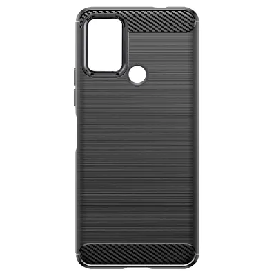 Maska za Nokia C22, fleksibilna, efekt karbona