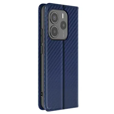 Etui od karbona za Xiaomi Redmi Note 14 5G novčanik s podrškom za video