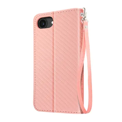 Etui od karbona za iPhone 16e s novčanikom i remenom za zapešće