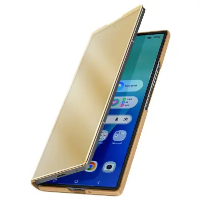 Zaštitni futrola za Galaxy Z Fold 7 Clear View sa stalakom za video