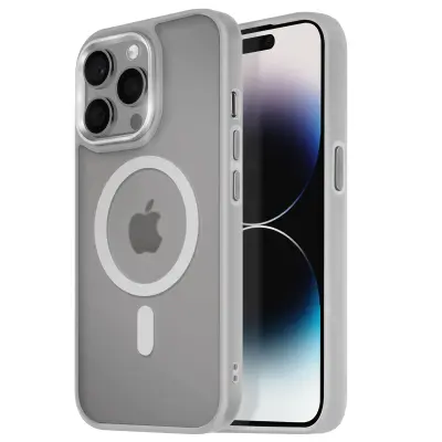 MagSafe maska za iPhone 14 Pro Max mat mliječna poleđina rub