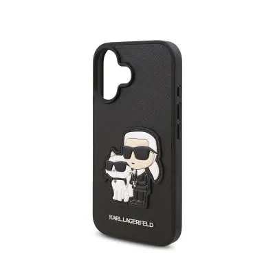 Maska za iPhone 16 Plus Saffiano dizajn Karl i Choupette