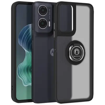 Maska za Motorola Moto G35 metalni prsten za video postolje